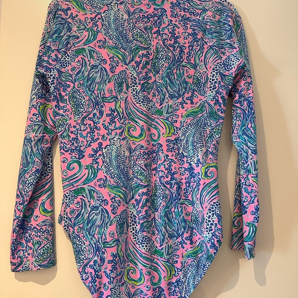Lilly Pulitzer rash guard swimsuit - Picture 3 of 4